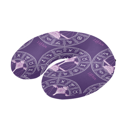Libra Pattern Print Design 03 U-Shaped Travel Neck Pillow