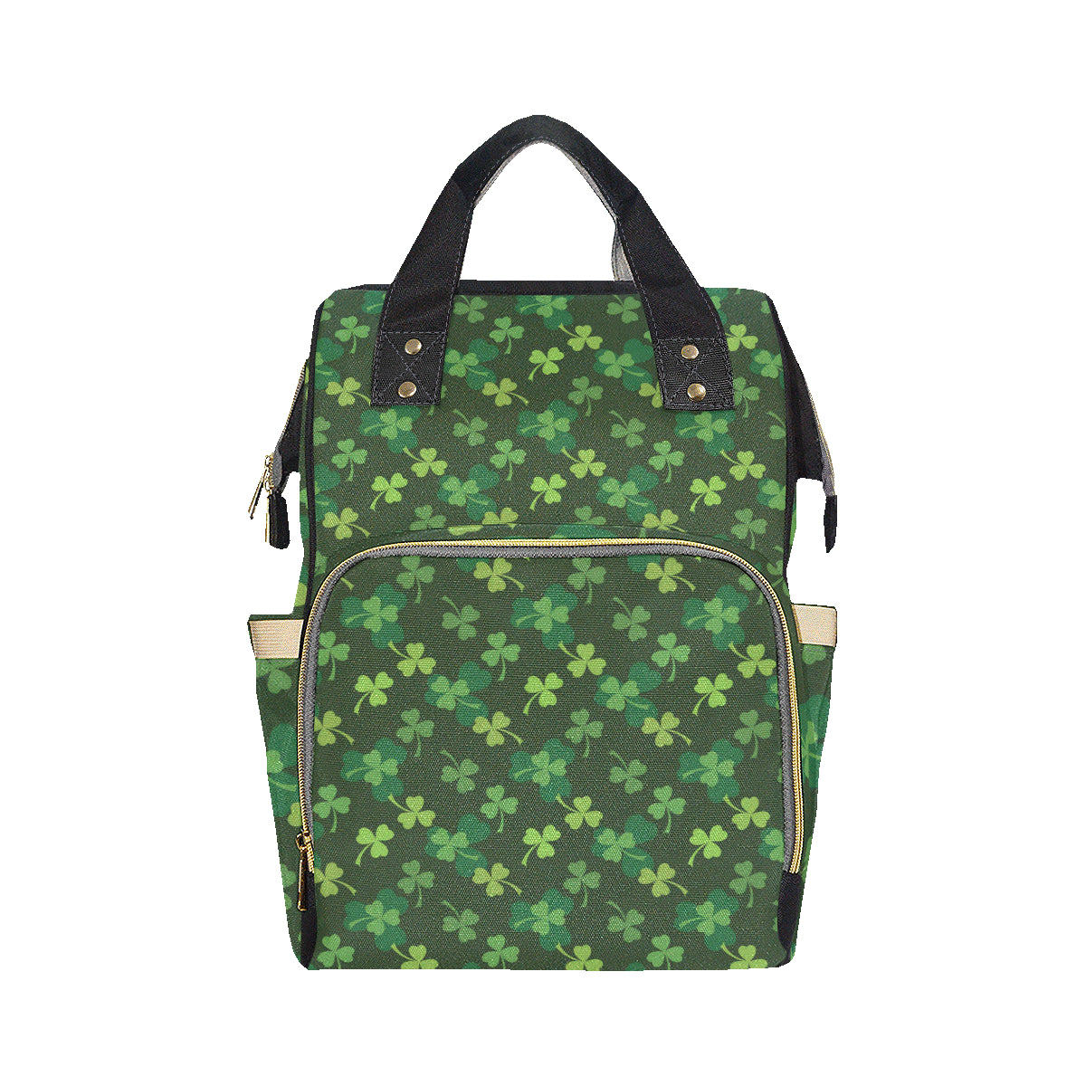Irish Pattern Print Design 03 Diaper Bag Backpack