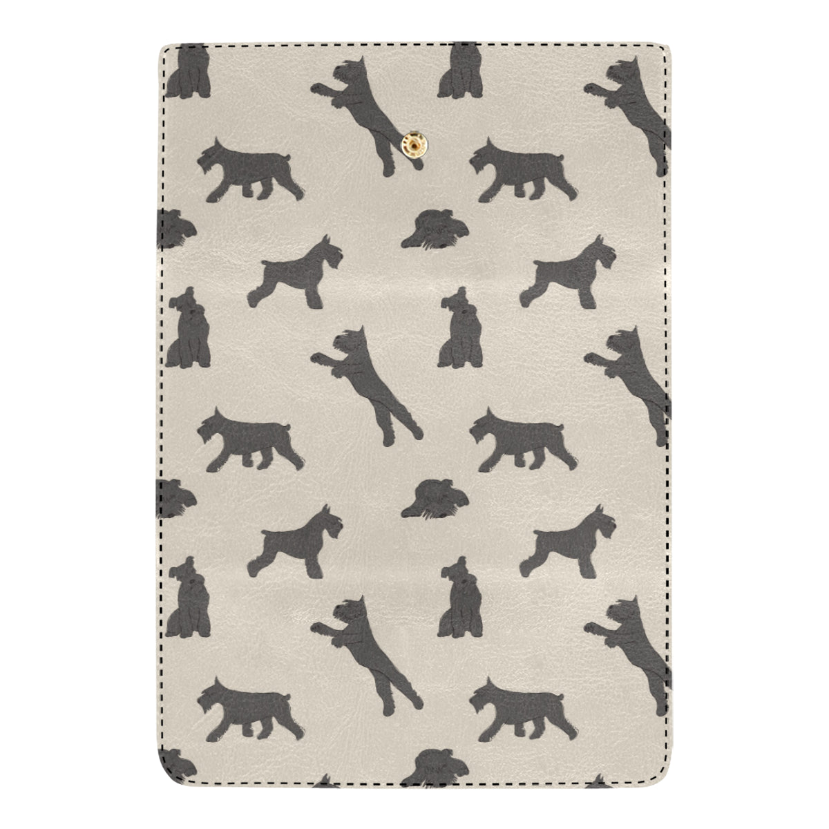 Schnauzers Pattern Print Design A06 Women's Trifold Wallet