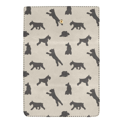 Schnauzers Pattern Print Design A06 Women's Trifold Wallet