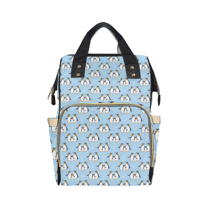 Penguin Pattern Print Design A04 Diaper Bag Backpack