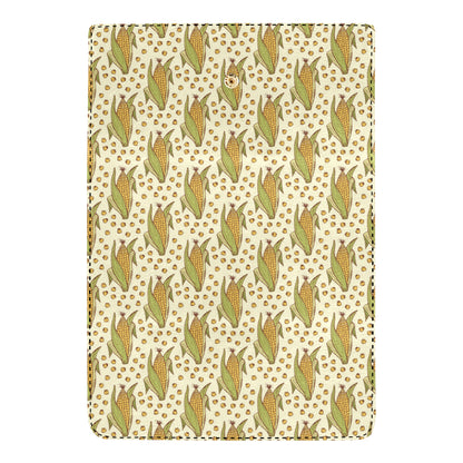 Corn Pattern Print Design 01 Women's Trifold Wallet