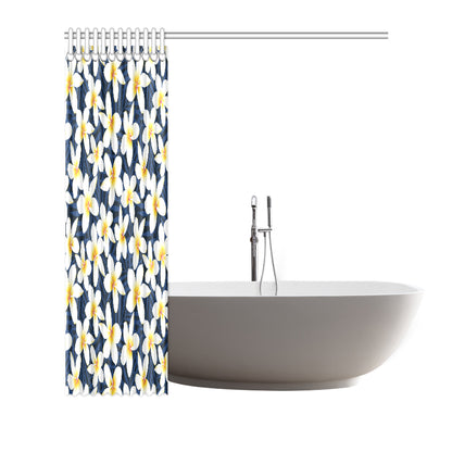 Plumeria Pattern Print Design PM026 Shower Curtain