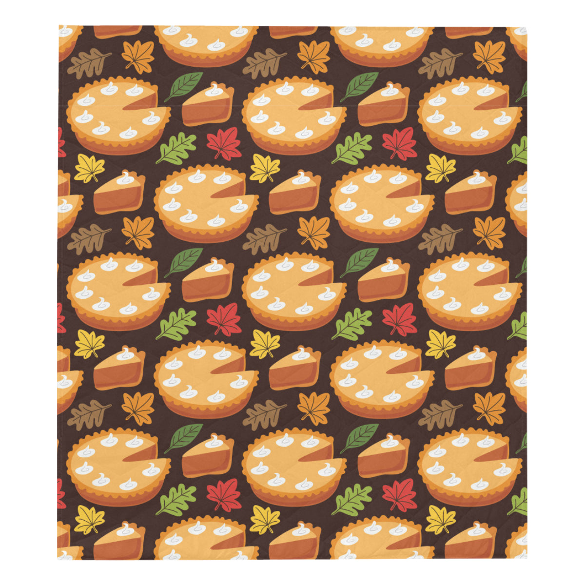 Pie Pattern Print Design A03 Premium Quilt