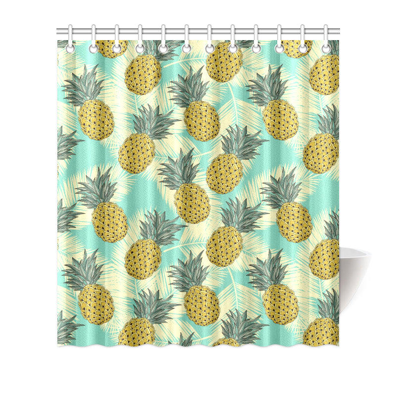 Pineapple Pattern Print Design PP03 Shower Curtain