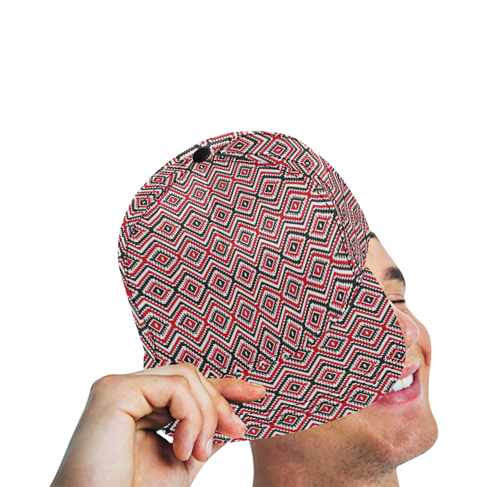 Native American Themed Tribal Print Snapback Cap