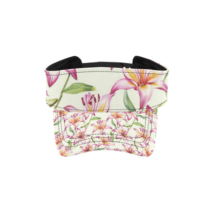 Lily Pattern Print Design LY011 Unisex Sun Visor