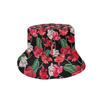 Tulip Pattern Print Design TP08 Unisex Bucket Hat