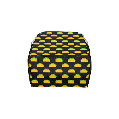 Taco Pattern Print Design TC06 Diaper Bag Backpack