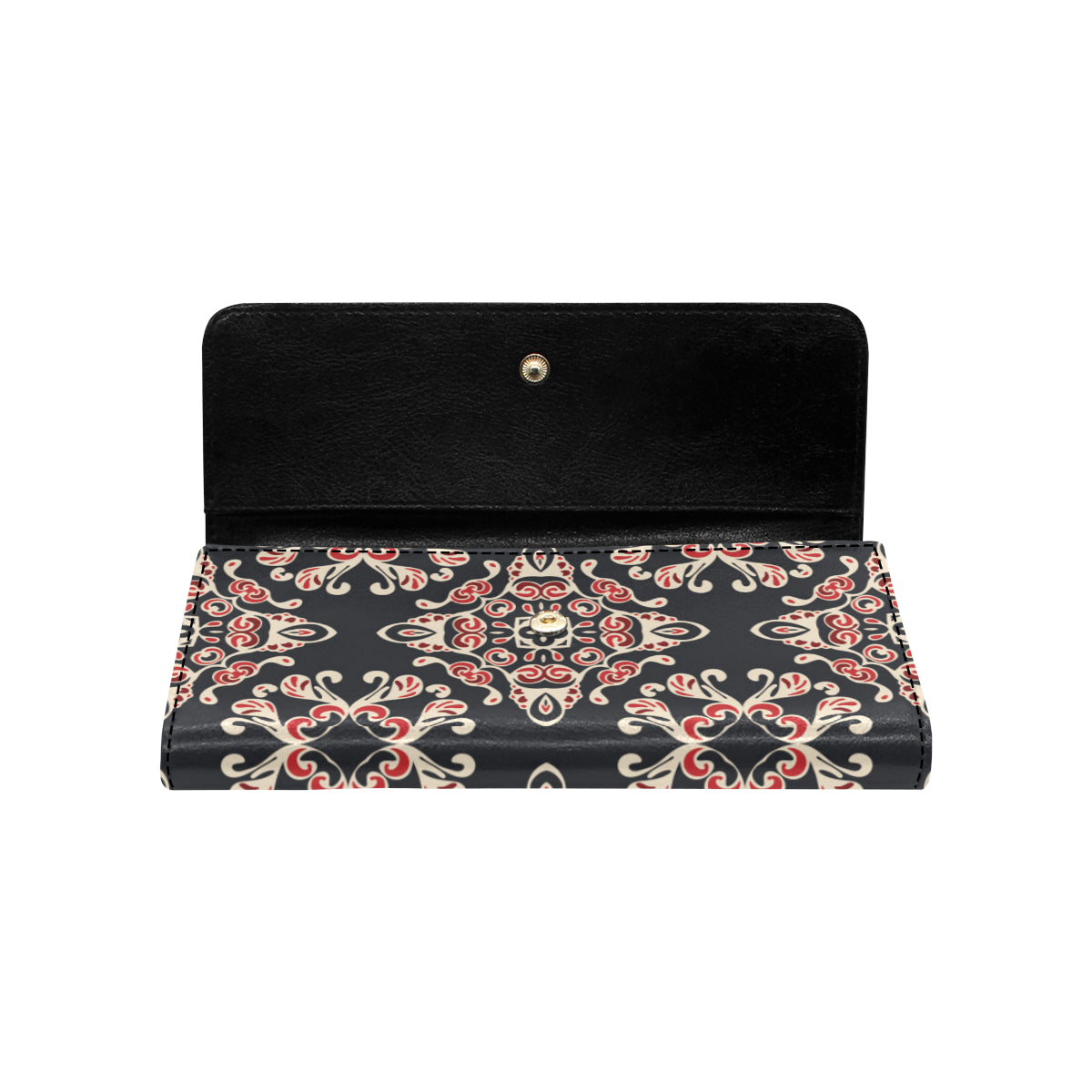 Medallion Pattern Print Design 01 Women's Trifold Wallet