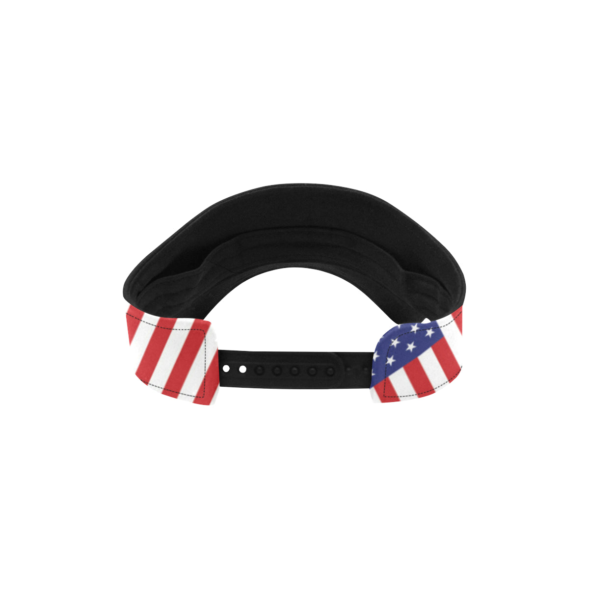 Patriotic US Flag Pattern Print Design A01 Unisex Sun Visor