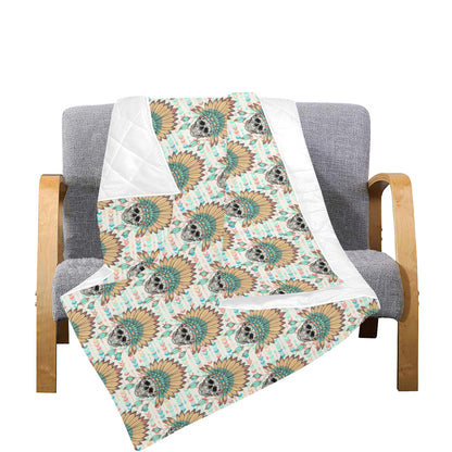 Boho Pattern Print Design 04 Premium Quilt