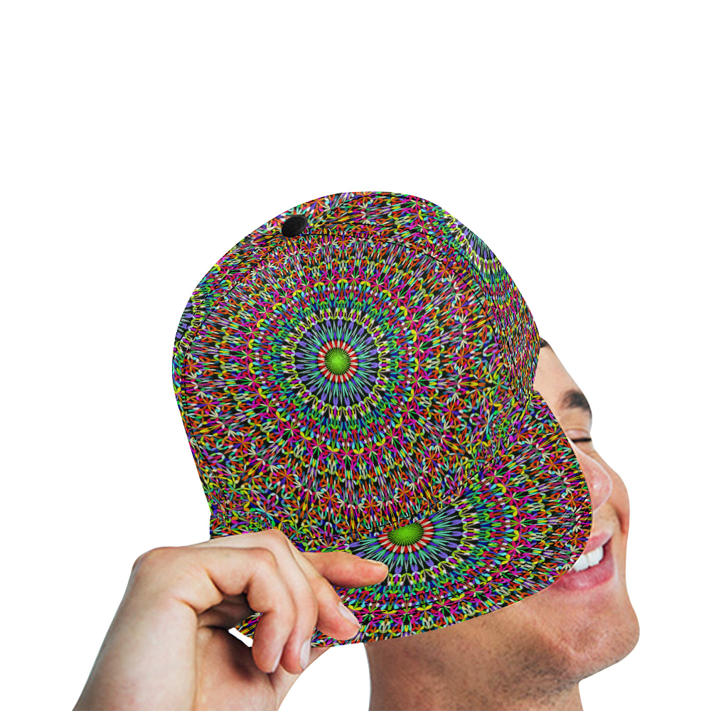 Bohemian Colorful Style Print Snapback Cap