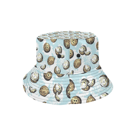 Coconut Pattern Print Design CN01 Unisex Bucket Hat