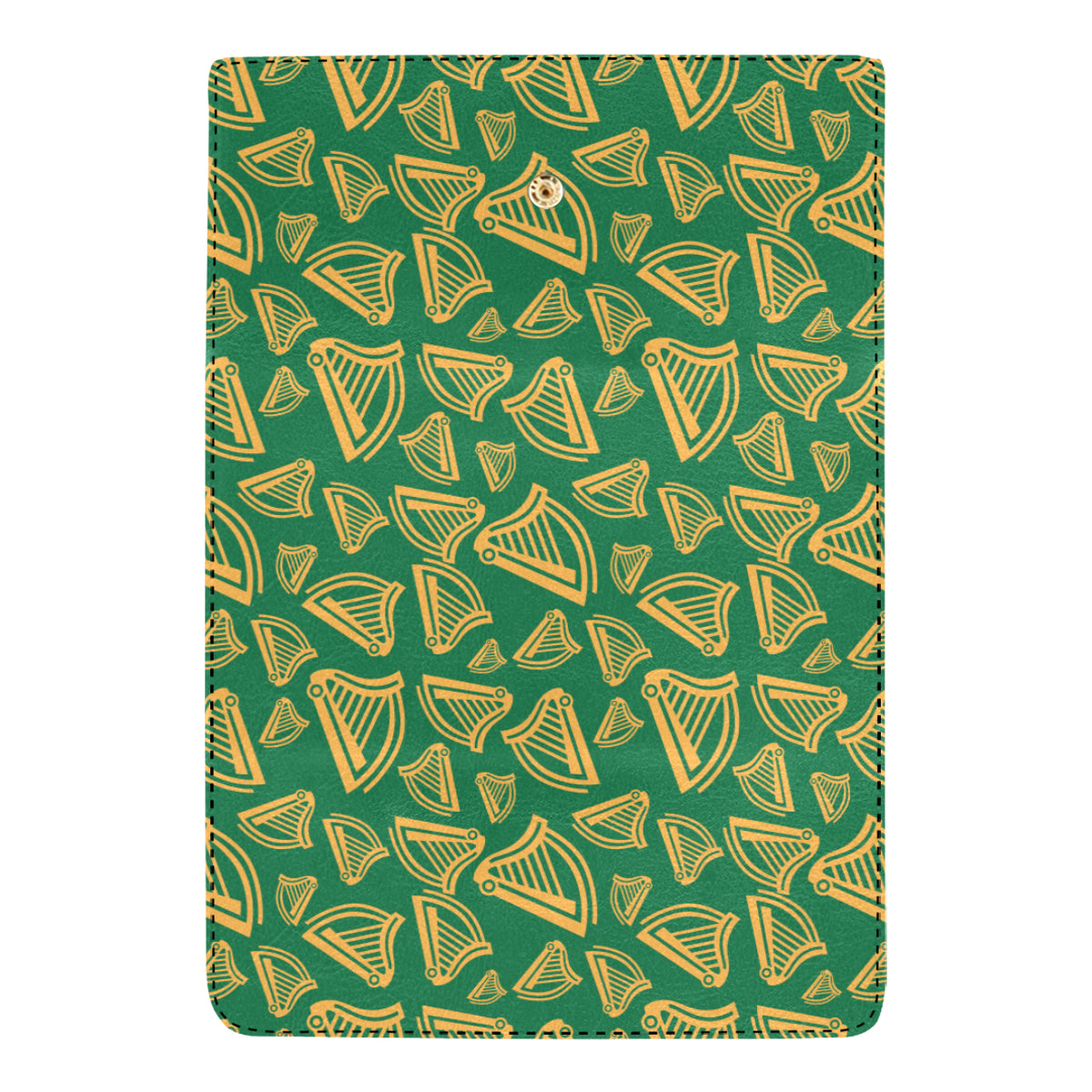 Harp Pattern Print Design 03 Women's Trifold Wallet
