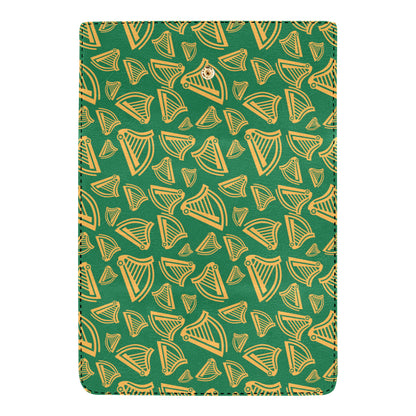 Harp Pattern Print Design 03 Women's Trifold Wallet