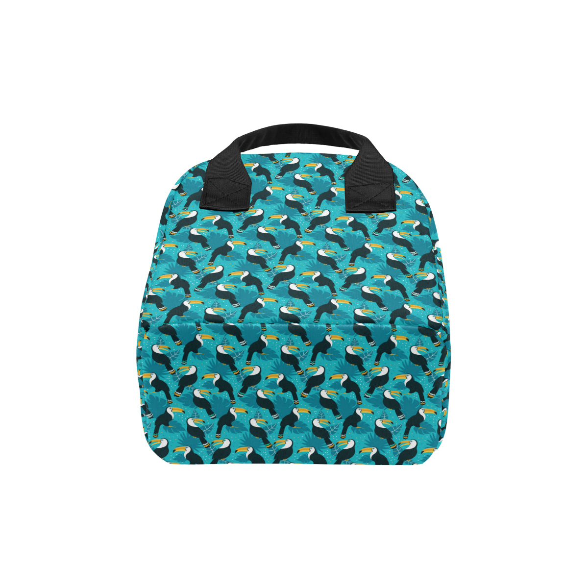 Toucan Parrot Pattern Print Insulated Lunch Bag