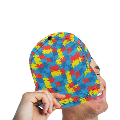 Autism Awareness Design Themed Print Snapback Cap