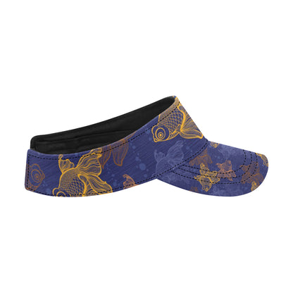 Goldfish Pattern Print Design 01 Unisex Sun Visor