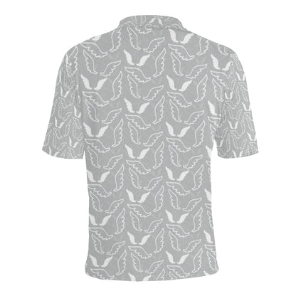 Angel Wings Pattern Print Design 01 Men Polo Shirt