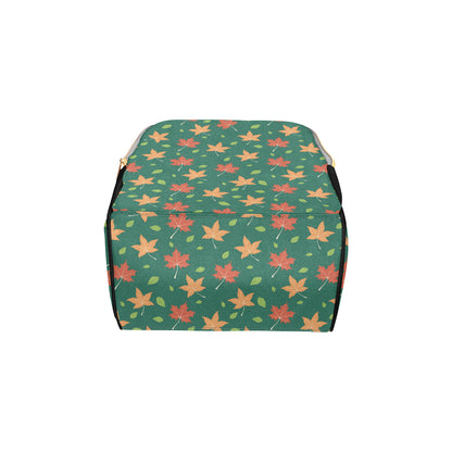 Maple Leaf Pattern Print Design 04 Diaper Bag Backpack