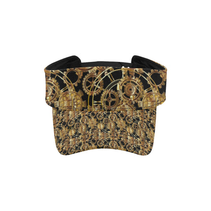 Steampunk Gear Design Themed Print Unisex Sun Visor