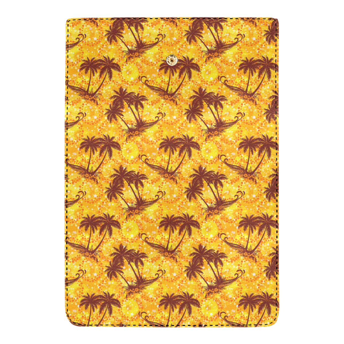 Palm Tree Pattern Print Design PT012 Women's Trifold Wallet