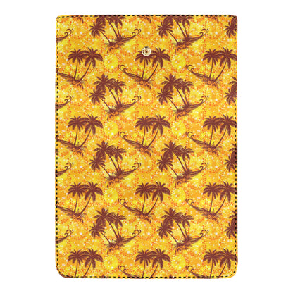 Palm Tree Pattern Print Design PT012 Women's Trifold Wallet