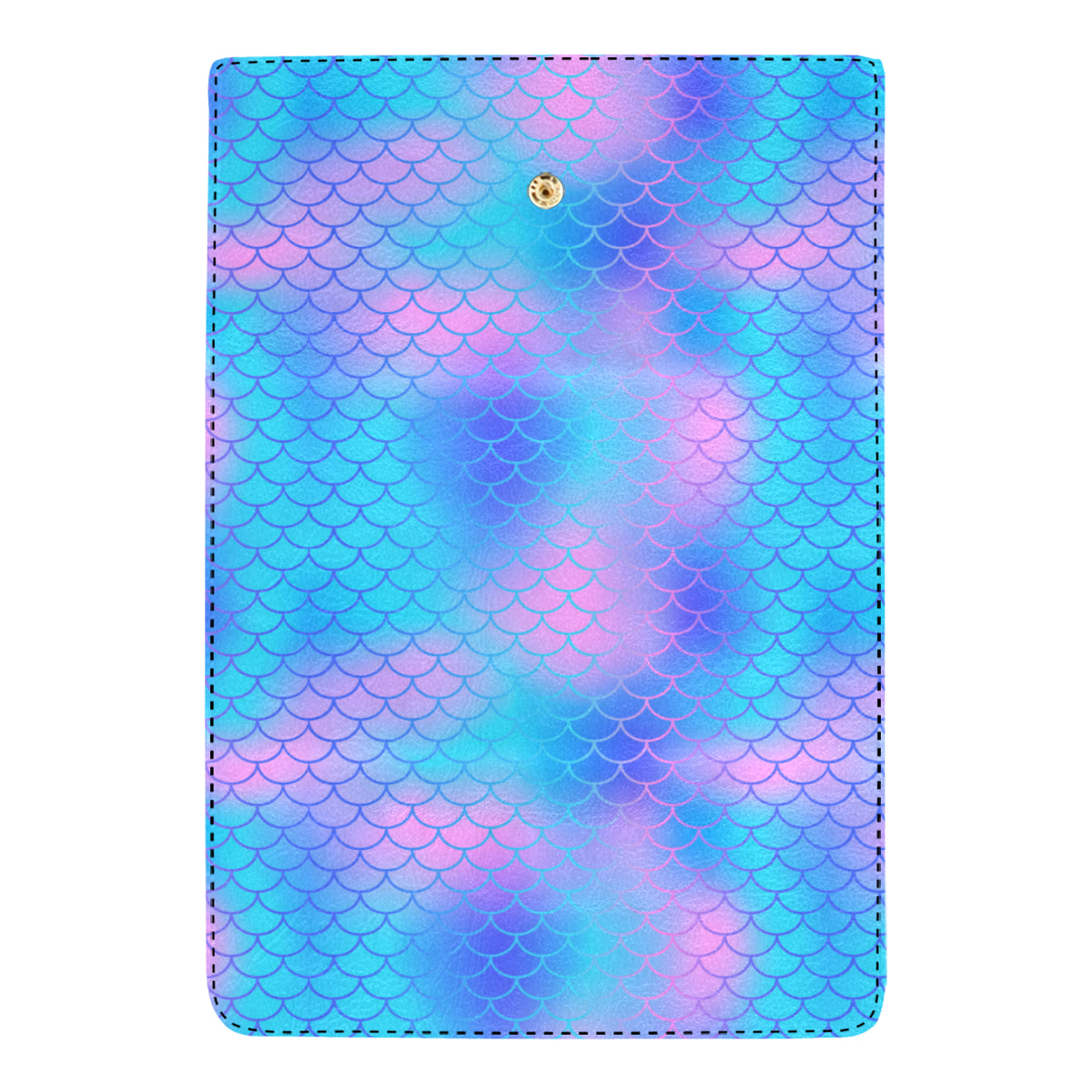 Mermaid Scales Pattern Print Design 04 Women's Trifold Wallet