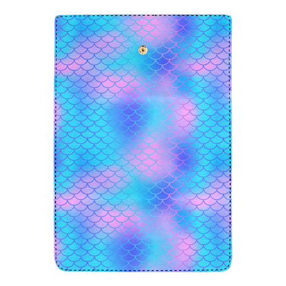 Mermaid Scales Pattern Print Design 04 Women's Trifold Wallet