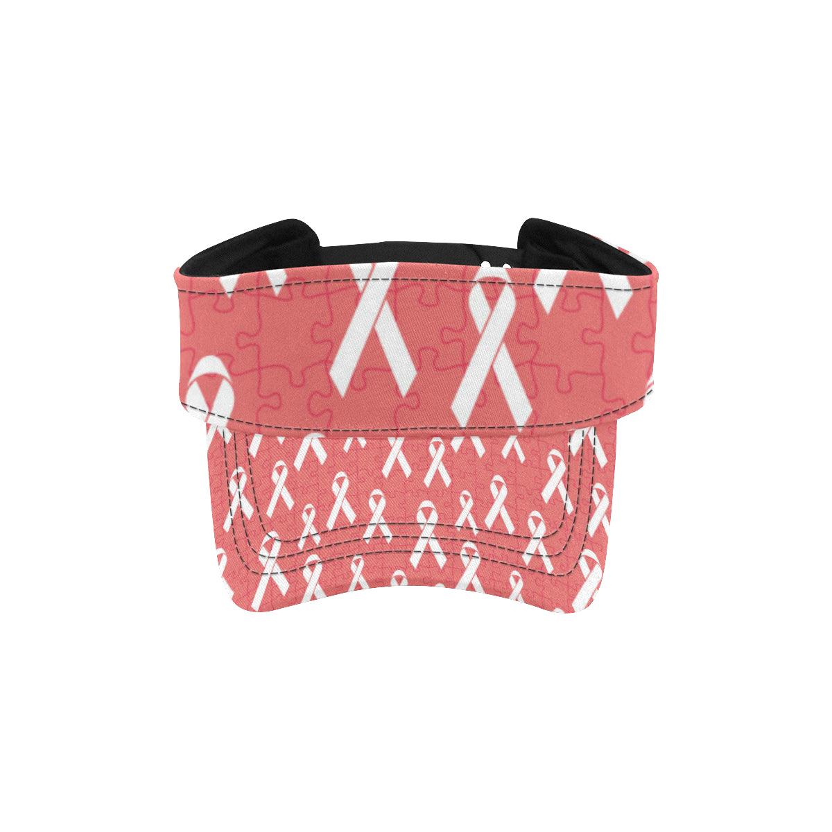 Autism Awareness Ribbon Design Print Unisex Sun Visor