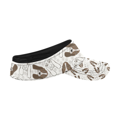 Basset Hound Pattern Print Design 01 Unisex Sun Visor