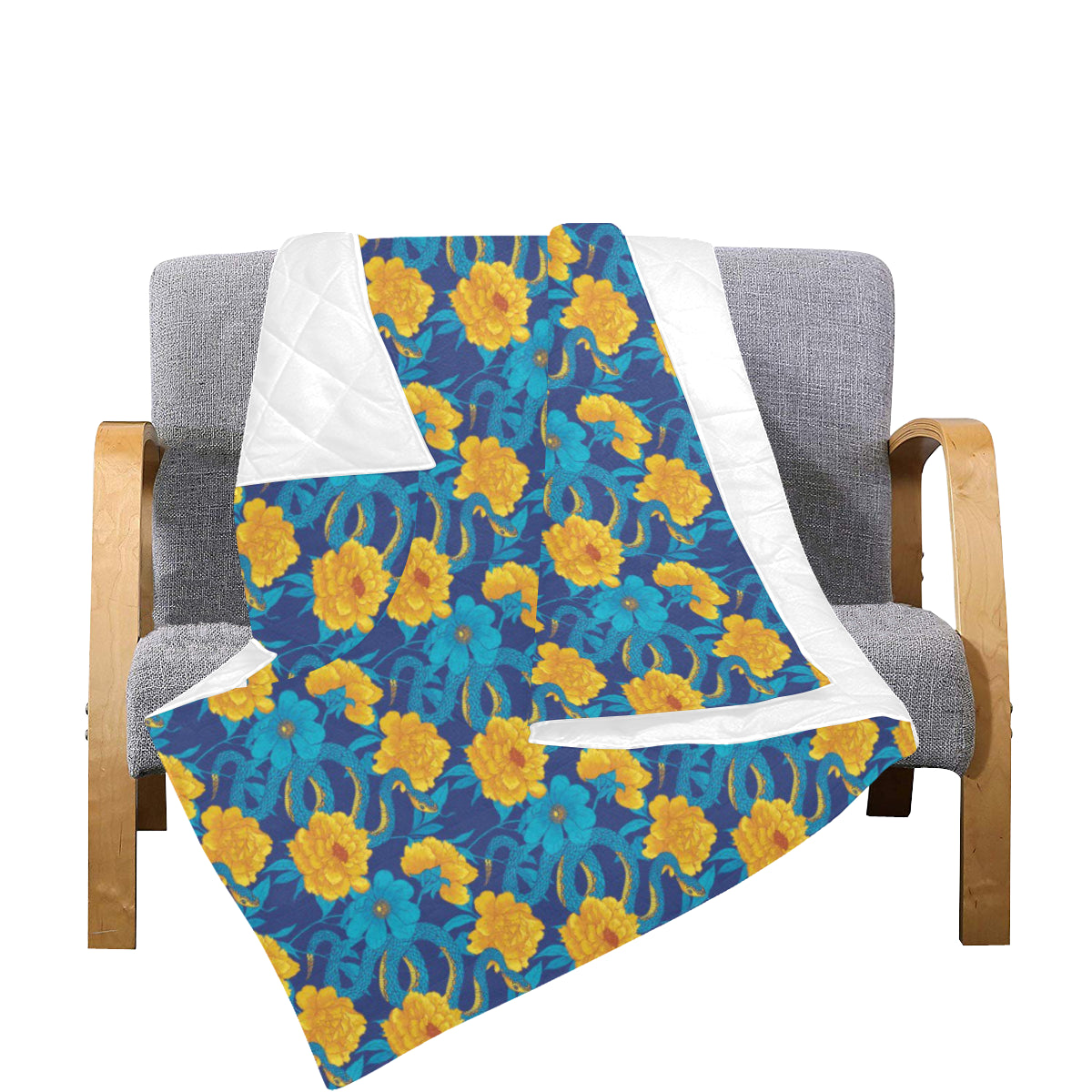 Boa Pattern Print Design 01 Premium Quilt
