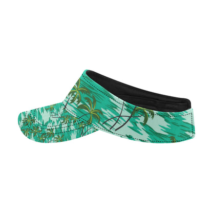 Palm Tree Pattern Print Design A01 Unisex Sun Visor