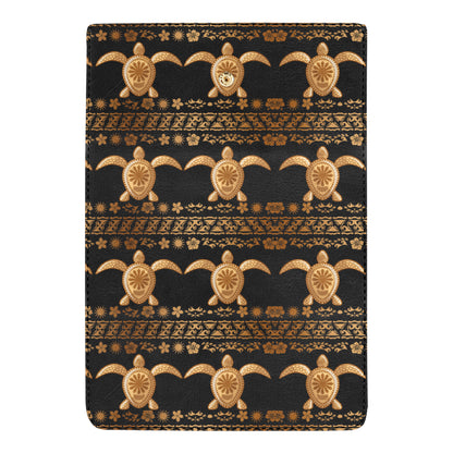 Tribal Sea turtle Polynesian Hawaiian Women's Trifold Wallet