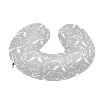 Angel Wings Pattern Print Design 01 U-Shaped Travel Neck Pillow