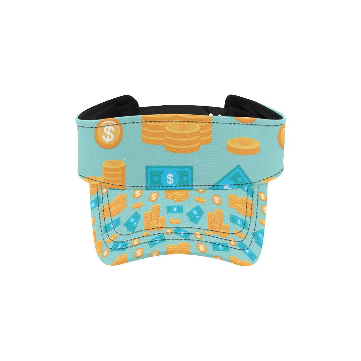 Money Pattern Print Design 03 Unisex Sun Visor