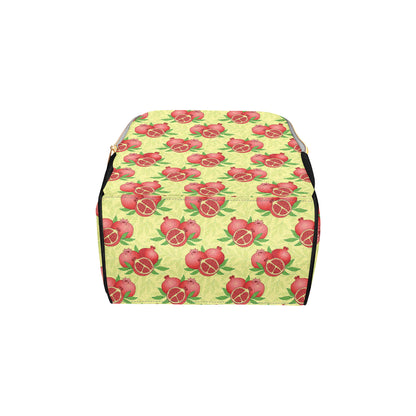 Pomegranate Pattern Print Design PG07 Diaper Bag Backpack