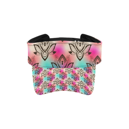 lotus Boho Pattern Print Design LO02 Unisex Sun Visor