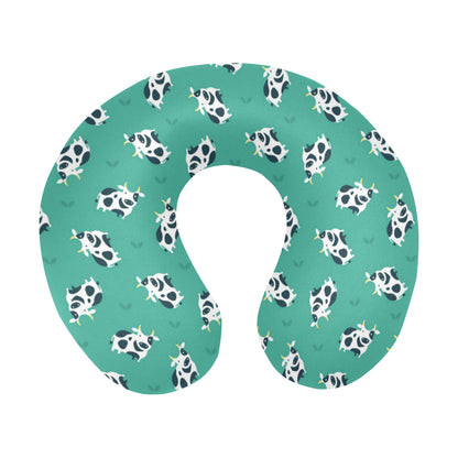Cow Pattern Print Design 03 U-Shaped Travel Neck Pillow