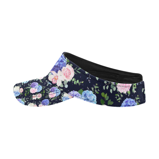Hydrangea Pattern Print Design HD01 Unisex Sun Visor