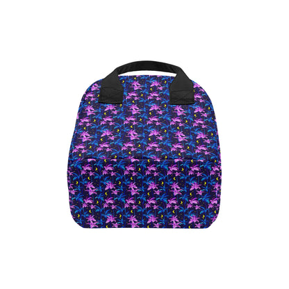 Palm Tree Night Scene Design Print Insulated Lunch Bag