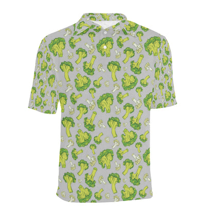Broccoli Pattern Print Design 03 Men Polo Shirt