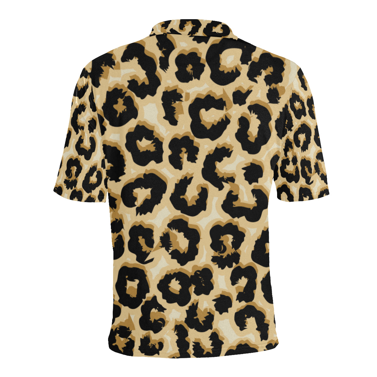 Jaguar Skin Pattern Print Design 02 Men Polo Shirt