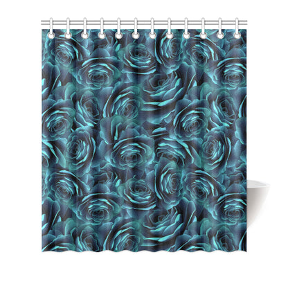 Camellia Pattern Print Design CM04 Shower Curtain