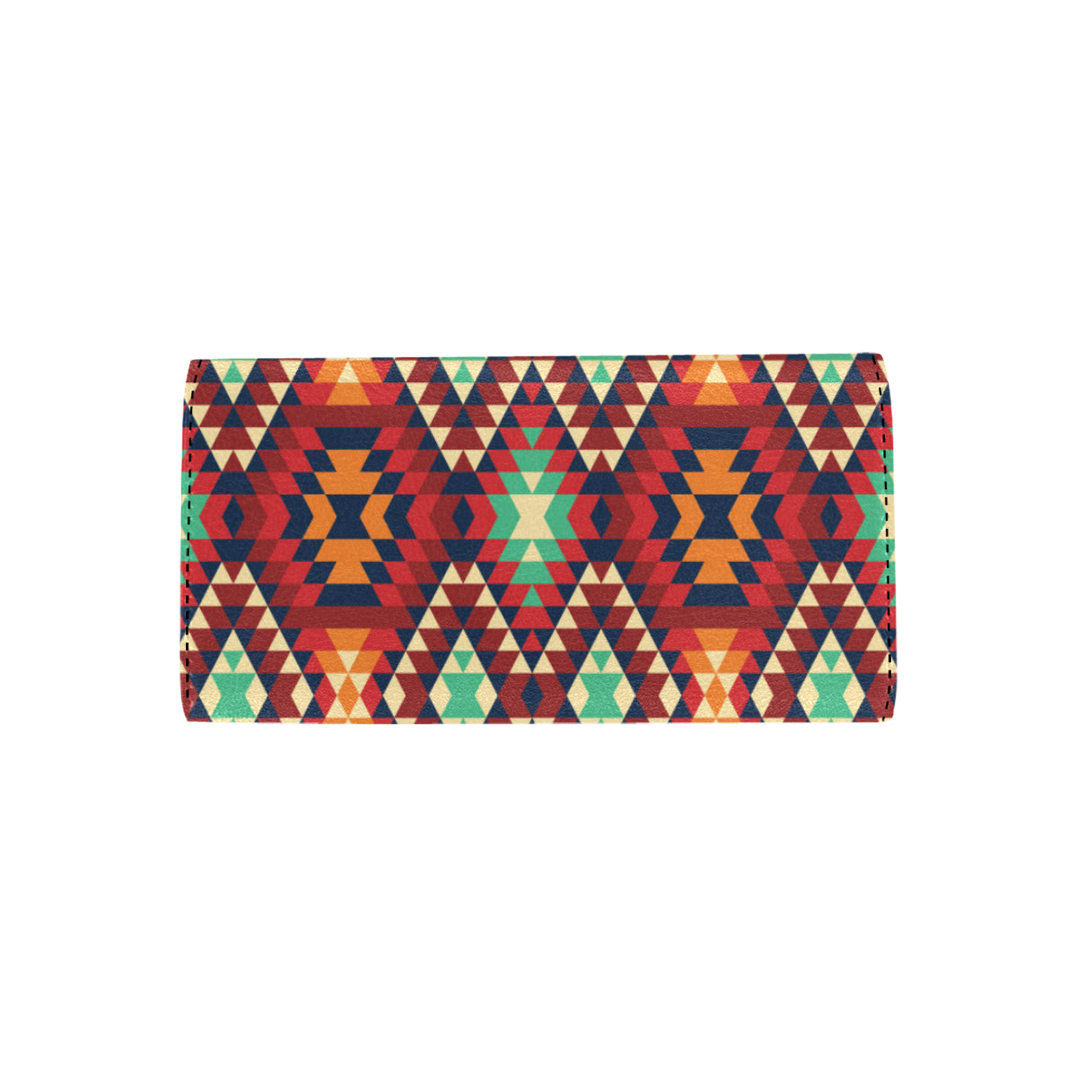 Native Pattern Print Design A07 Women's Trifold Wallet