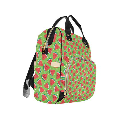Watermelon Pattern Print Design WM05 Diaper Bag Backpack