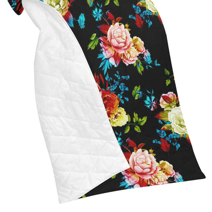 Peony Pattern Print Design PE07 Premium Quilt