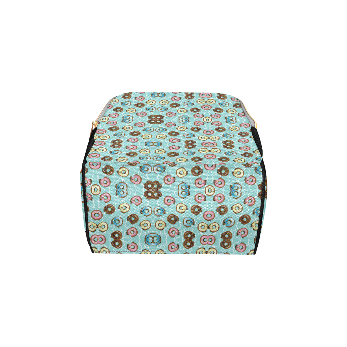 Emoji Donut Print Pattern Diaper Bag Backpack