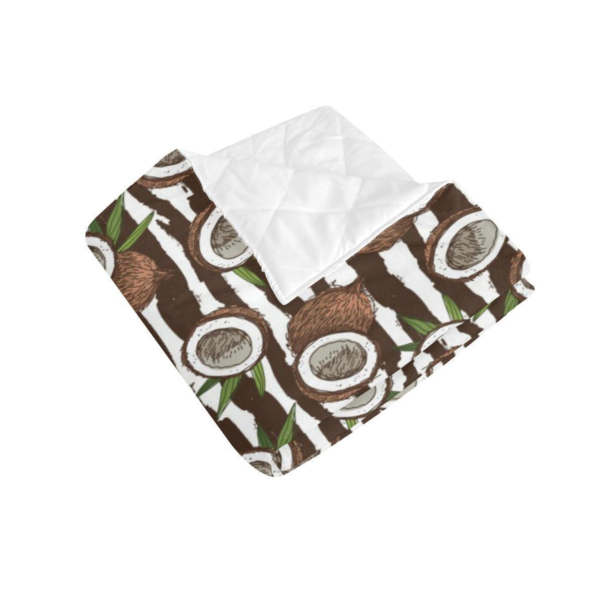 Coconut Pattern Print Design CN04 Premium Quilt